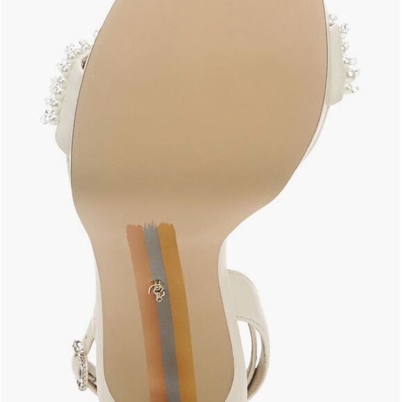 Sam Edelman  Rhinestone Ankle Strap Sandal  9.5M - Picture 6 of 10